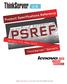 U.S. Product Specifications Reference PSREF. Version 473, May 2015. ThinkServer Servers. Visit www.lenovo.com/psref for the latest version