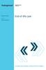 End-of-life care. Author Rachael Addicott. Research paper. An Inquiry into the Quality of General Practice in England