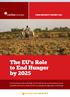 The EU's Role to End Hunger by 2025