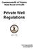 Private Well Regulations