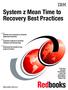 System z Mean Time to Recovery Best Practices