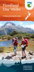 Fiordland Day Walks FIORDLAND/SOUTHLAND