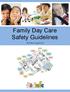 Family Day Care Safety Guidelines