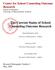 The Current Status of School Counseling Outcome Research