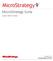MicroStrategy Suite. Quick Start Guide. Version: 9.3.1. Document Number: 09570931