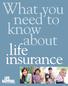 Life insurance is a simple answer to a very difficult question: