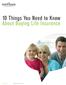 10 Things You Need to Know About Buying Life Insurance