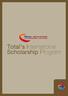 Total s International Scholarship Program