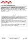Abstract. Avaya Solution & Interoperability Test Lab