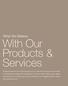 With Our Products & Services