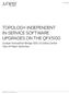 TOPOLOGY-INDEPENDENT IN-SERVICE SOFTWARE UPGRADES ON THE QFX5100