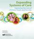 Expanding Systems of Care