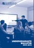 UNDERGRADUATE BULLETIN