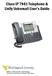 Cisco IP 7961 Telephone & Unity Voicemail User s Guide