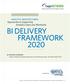 BI DELIVERY FRAMEWORK 2020