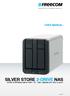 SILVER STORE 2-DRIVE NAS