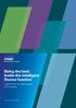 Being the best: Inside the intelligent finance function. Insights from our latest global CFO research. KPMG international