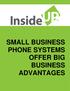 SMALL BUSINESS PHONE SYSTEMS OFFER BIG BUSINESS ADVANTAGES