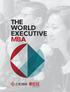 THE WORLD EXECUTIVE MBA