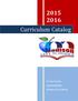 2015 2016 Curriculum Catalog