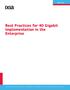 White Paper. Best Practices for 40 Gigabit Implementation in the Enterprise
