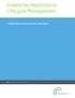 Enterprise Applications Lifecycle Management