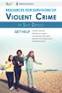VIOLENT CRIME GET HELP RESOURCES FOR SURVIVORS OF. in San Diego CRIME SURVIVORS