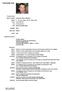 Curriculum Vitae. Personal Data. Academic position. Education. Name / Surname Giuseppe Vittucci Marzetti