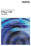 Title page. IP Phone 1140E. User Guide. Nortel Communication Server 1000