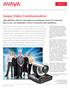 Avaya Video Communication