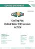 CoolTeg Plus Chilled Water (CW) version: AC-TCW