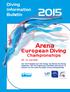 Arena. European Diving. Diving Information. Bulletin. Championships