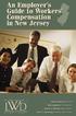 AN EMPLOYER S GUIDE TO WORKERS COMPENSATION IN NEW JERSEY