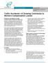 Traffic Accidents A Growing Contributor to Workers Compensation Losses