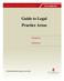 Guide to Legal Practice Areas