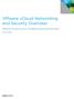 VMware vcloud Networking and Security Overview