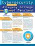 Allegany College of Maryland. 239 Cisco Networking 2 * Offered Fall semester and
