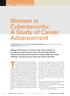Women in Cybersecurity: A Study of Career Advancement