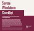 Severe Windstorm Checklist