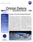 Orbital Debris. Quarterly News. Inside... Increase in ISS Debris Avoidance Maneuvers. Volume 16, Issue 2 April 2012
