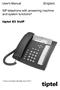 SIP-telephone with answering machine and system functions* tiptel 83 VoIP. tiptel. * only in connection with tiptel.com 410-811