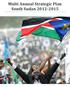 Multi Annual Strategic Plan South Sudan 2012-2015