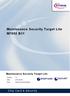 Maintenance Security Target Lite M7892 B11 Maintenance Security Target Lite