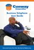 Business Telephone User Guide
