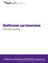 Swiftcover car insurance Your policy wording