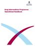 Drug Interventions Programme Operational Handbook