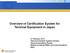 Overview of Certification System for Terminal Equipment in Japan