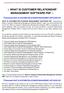 :: WHAT IS CUSTOMER RELATIONSHIP MANAGEMENT SOFTWARE PDF ::