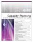 Capacity Planning DISCIPLINE FOR DATA CENTER DECISIONS