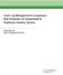 Event Log Management & Compliance Best Practices: For Government & Healthcare Industry Sectors. By Ipswitch, Inc. Network Managment Division